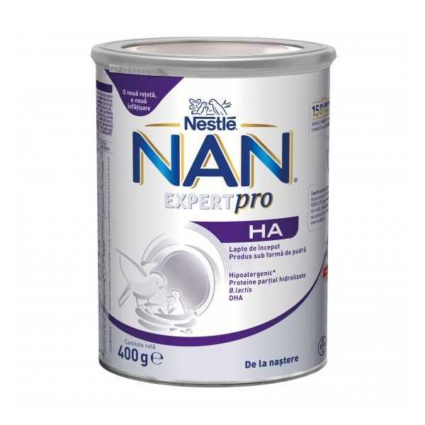 Nan HA Formula lapte praf premium hipoalergenic +0 luni, 400g, Nestle