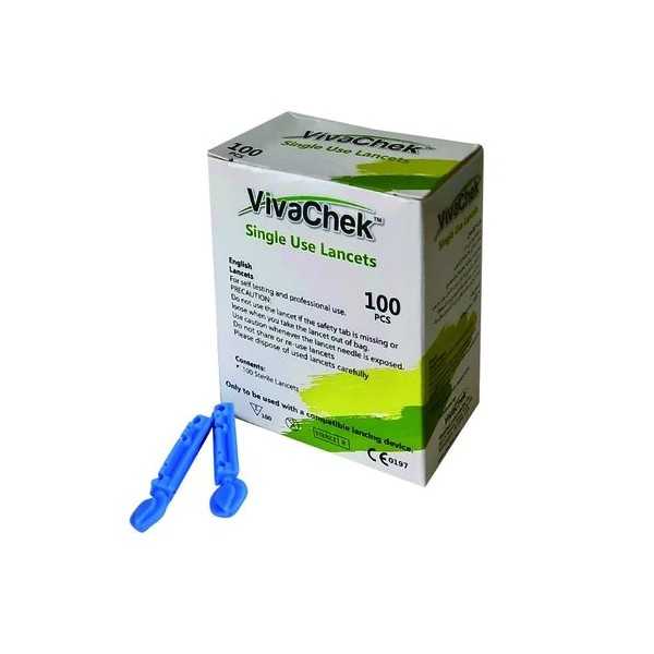 Ace pentru glucometru 28g, 100 bucati, Vivachek