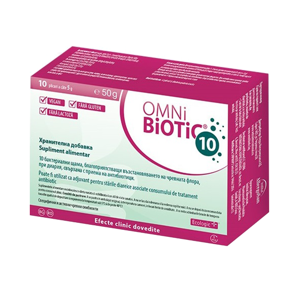 Omni Biotic 10, 10 plicuri, Institut AllergoSan