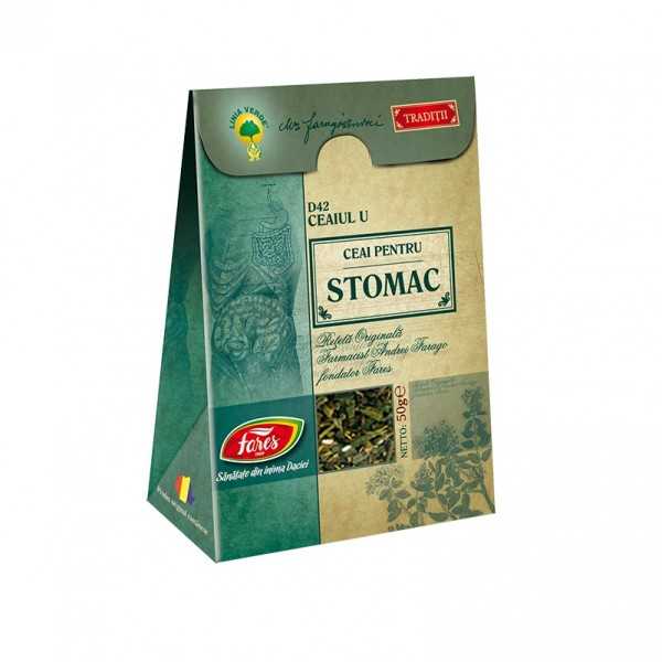 Ceai U pentru Stomac, 50 g, Fares