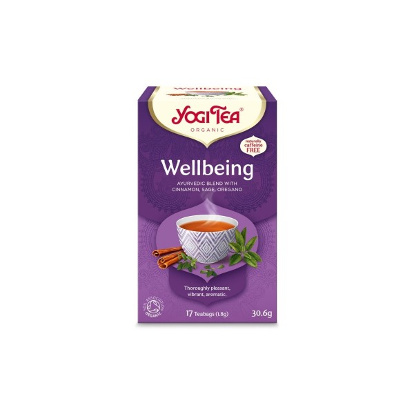 Ceai Wellbeing mereu tanar, 17 plicuri, Yogi Tea