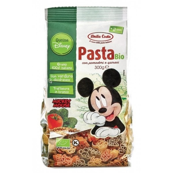 Paste tricolore Mickey Mouse Bio, 300g, Dalla Costa