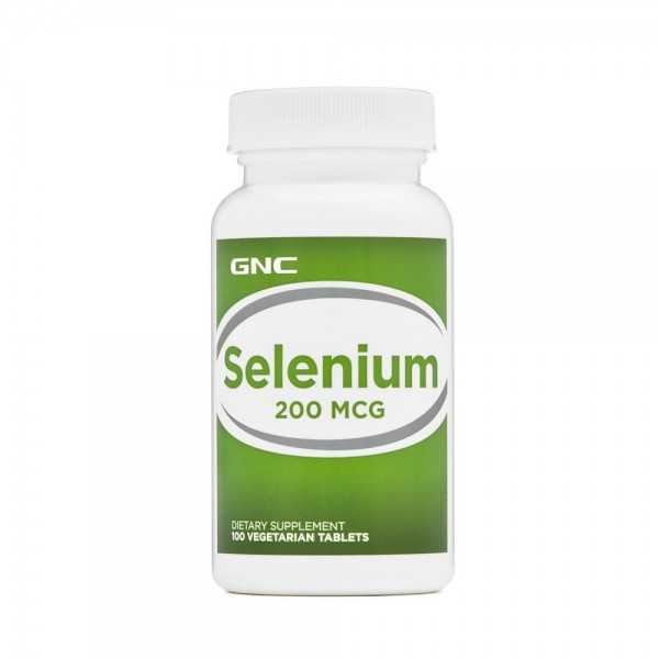 Seleniu 200 mcg, 100 tablete, GNC