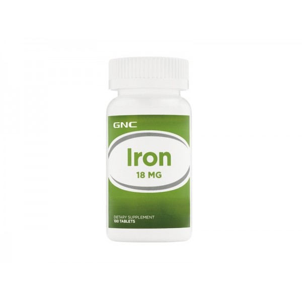 Fier Iron 18mg, 100 tablete, GNC